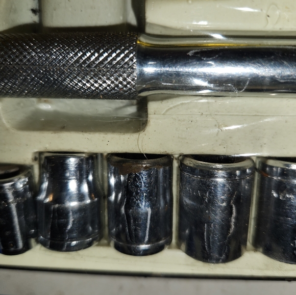 Vintage Chrome Plated 21 pc Socket Set - Picture 6 of 8